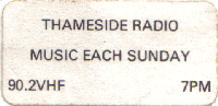 Thameside Radio Sticker